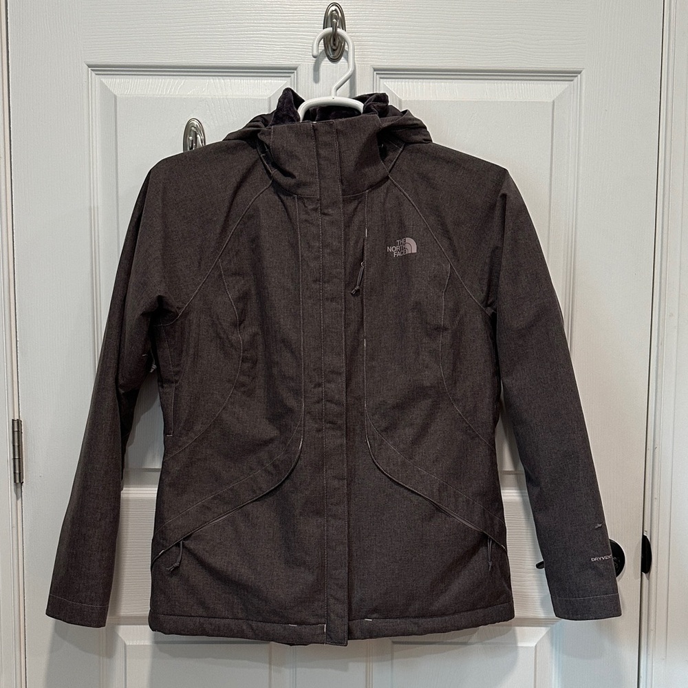 The North Face Inlux Insulated Jacket Charcoal Heathered Grey